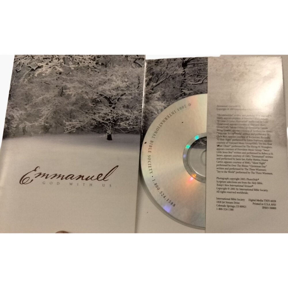 Emmanuel God With Us CD International Bible Society 2003 Christmas Music